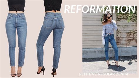 reformation size|reformation petite vs regular.